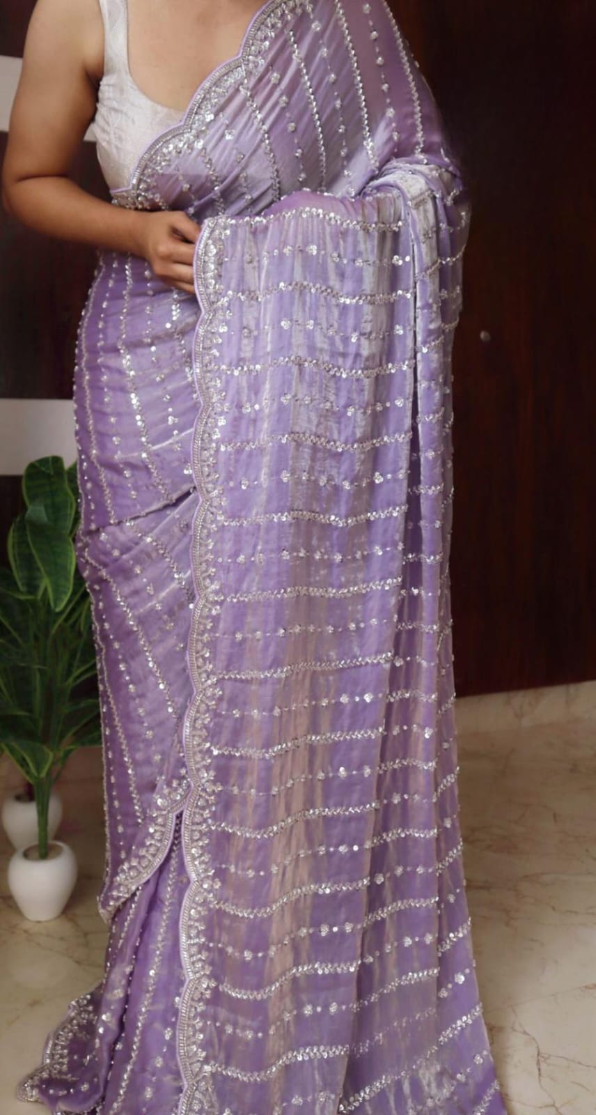 Amira - Luxurious Space Silk Saree