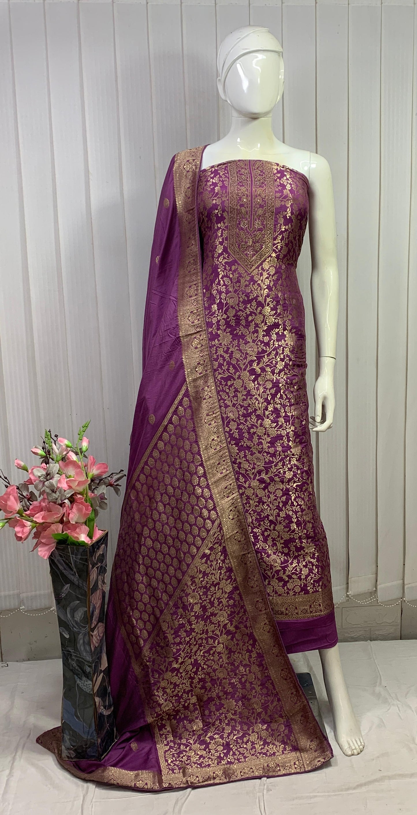 Silk Jecard Salwar Suit