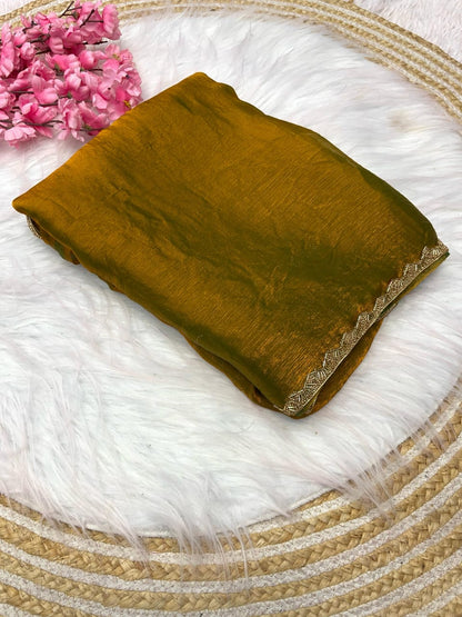Varna - Chiffon Fendy Silk Saree