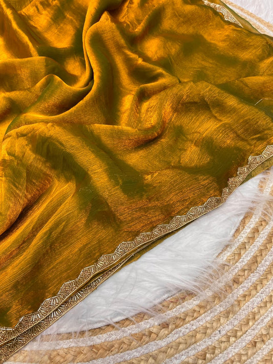 Varna - Chiffon Fendy Silk Saree