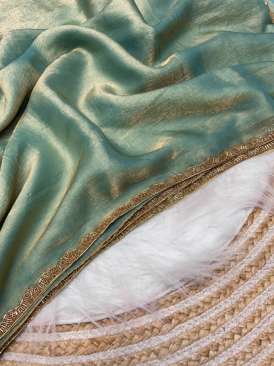 Varna - Chiffon Fendy Silk Saree