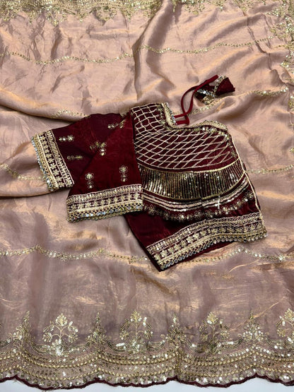 Roselle - Fendy Silk | Stitched Blouse