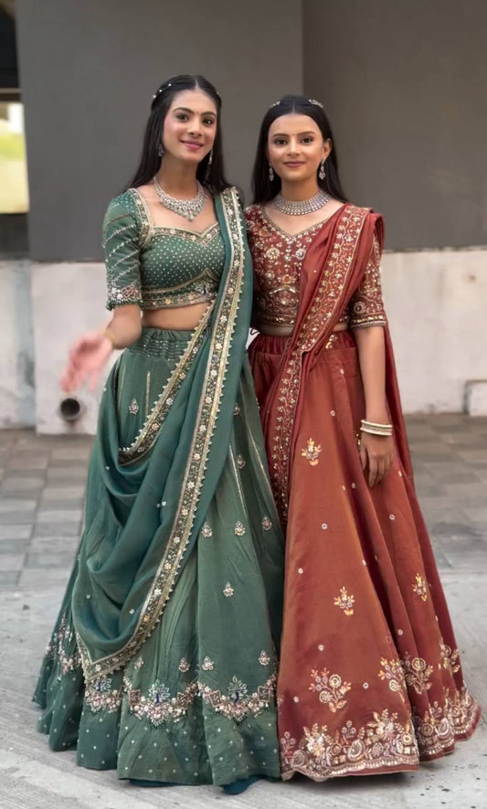 Pastelle - Thread & Sequence Work Lehenga Choli