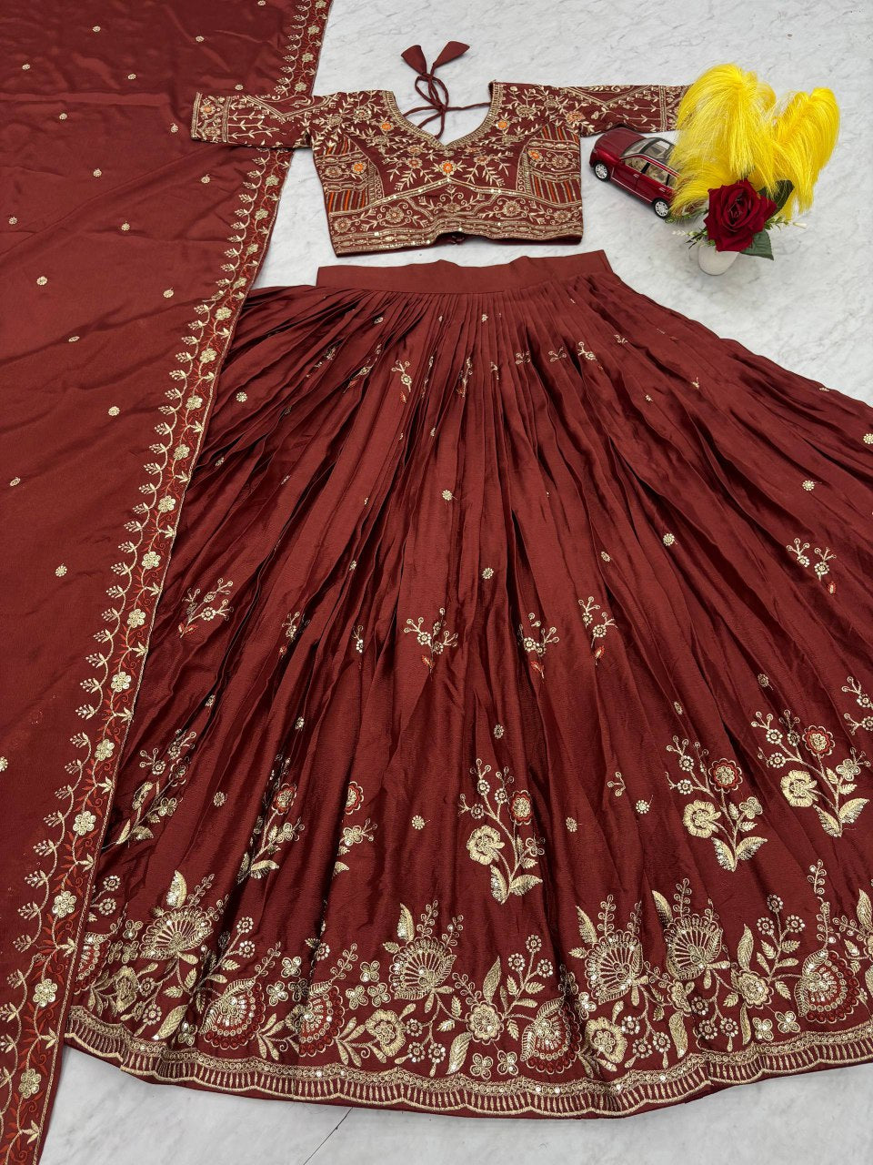 Pastelle - Thread & Sequence Work Lehenga Choli