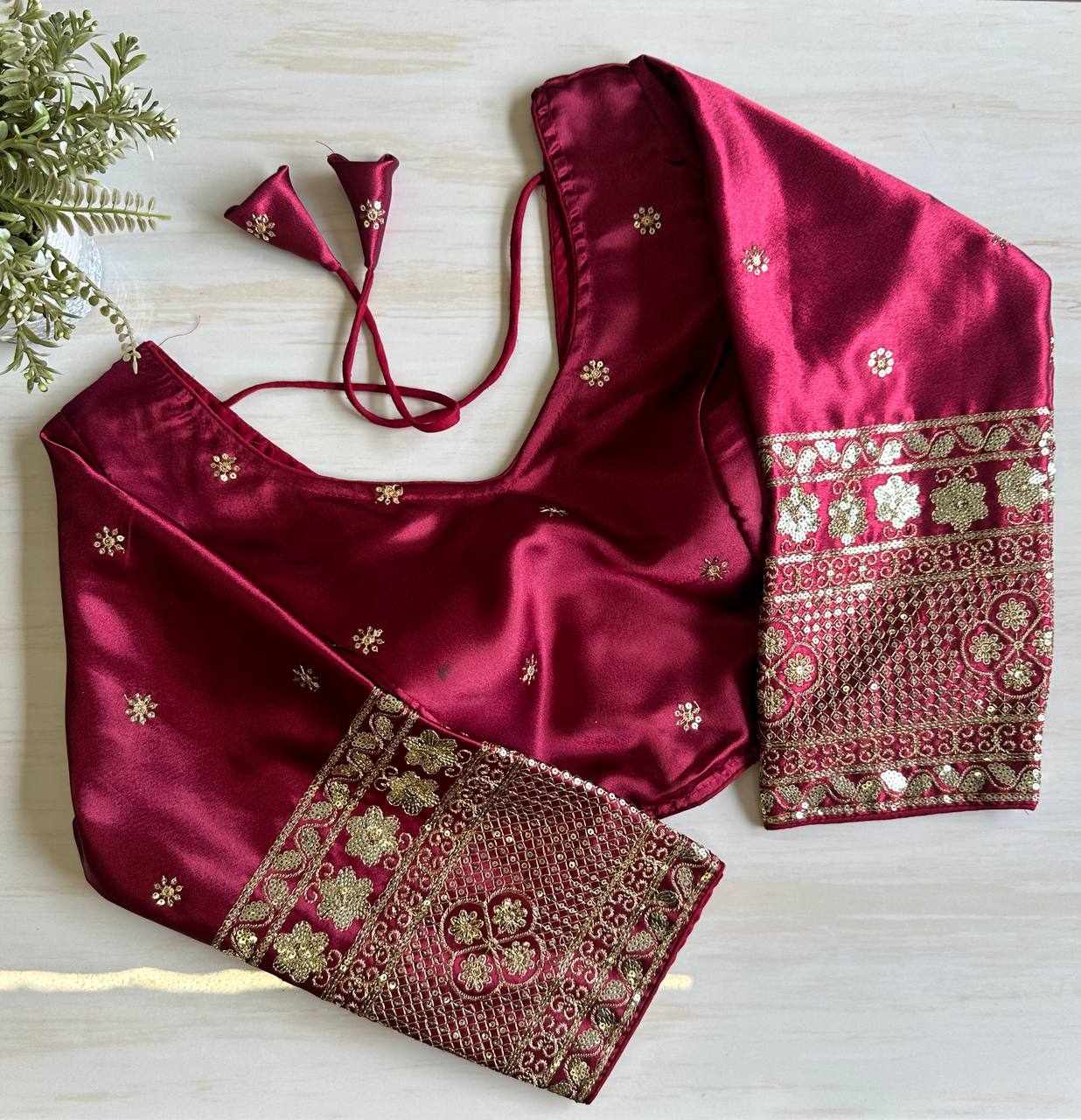 Semi Gaji Silk Blouse
