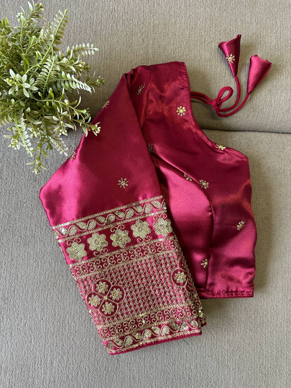 Semi Gaji Silk Blouse