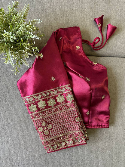 Semi Gaji Silk Blouse