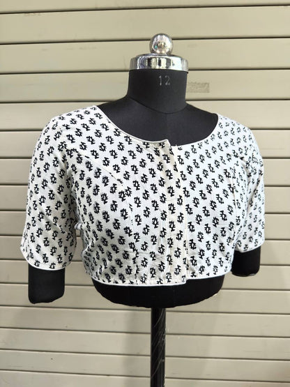 Timeless - Ajrakh Cotton Blouse