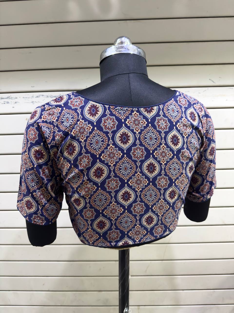 Ajrakh Handblock - Cotton Blouse