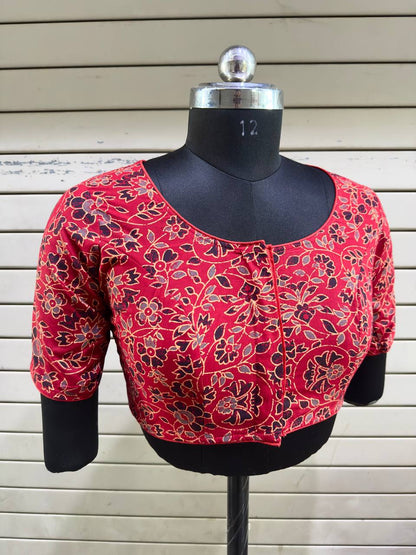 Ajrakh Handblock - Cotton Blouse