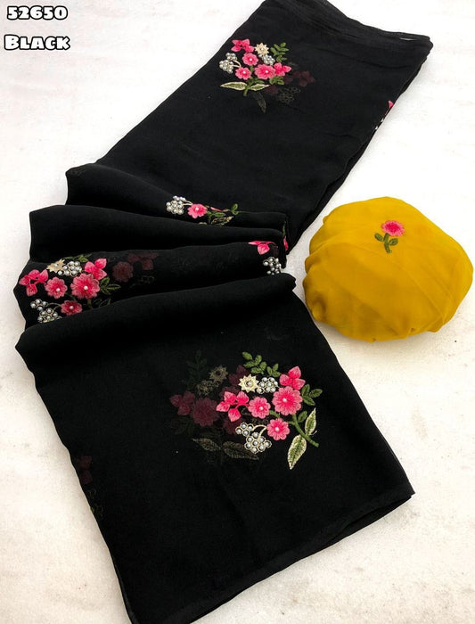 Cheri - Georgette Saree