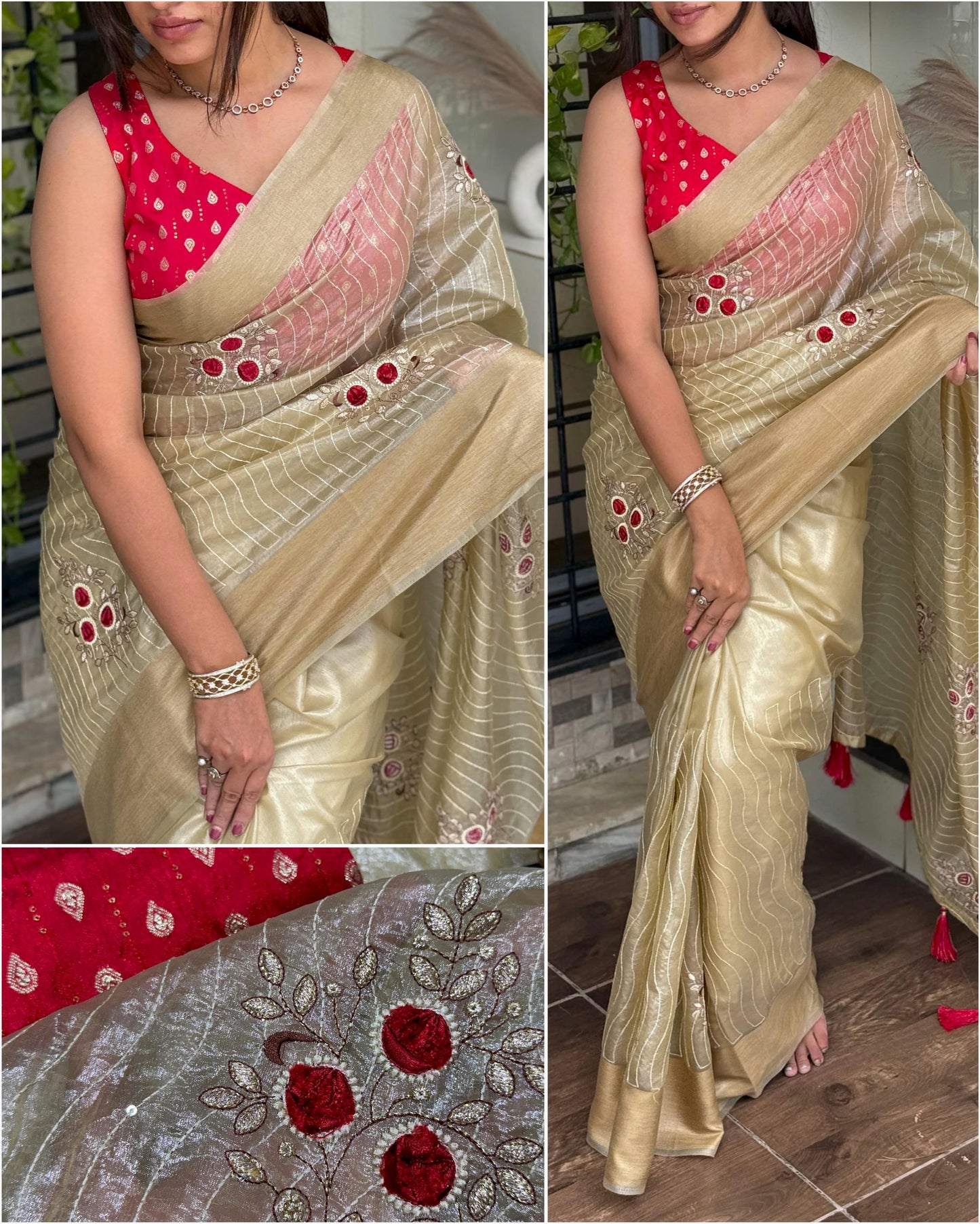 Heera - Tissue Silk Saree