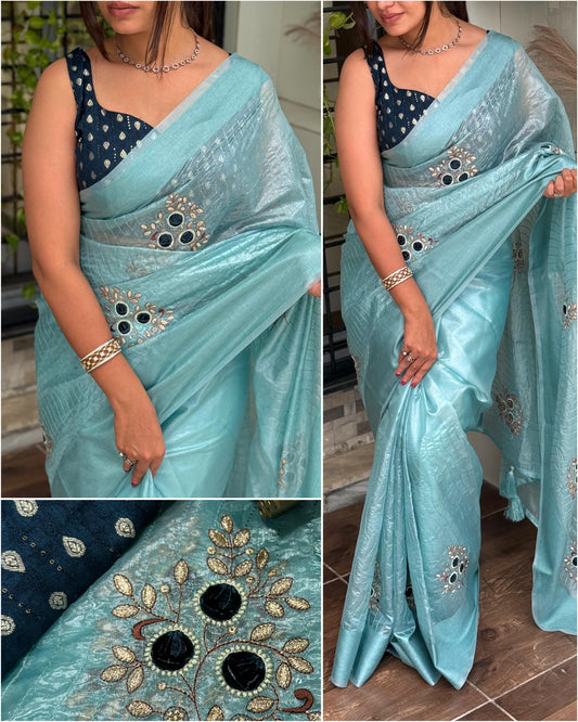 Heera - Tissue Silk Saree