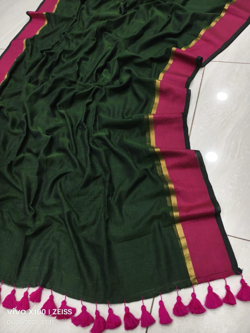 Vennila Vannam - Mul Cotton Saree