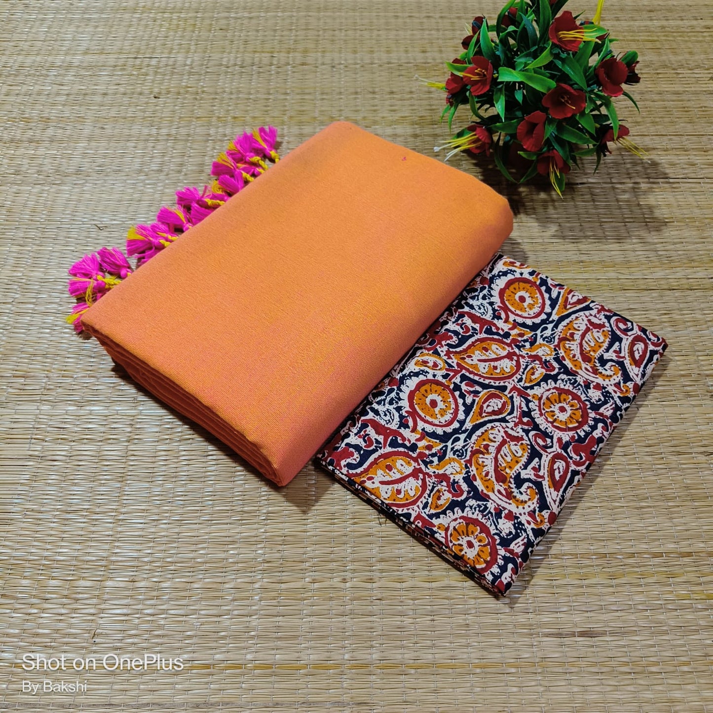 Mullai - Khadi Cotton Saree with blouse