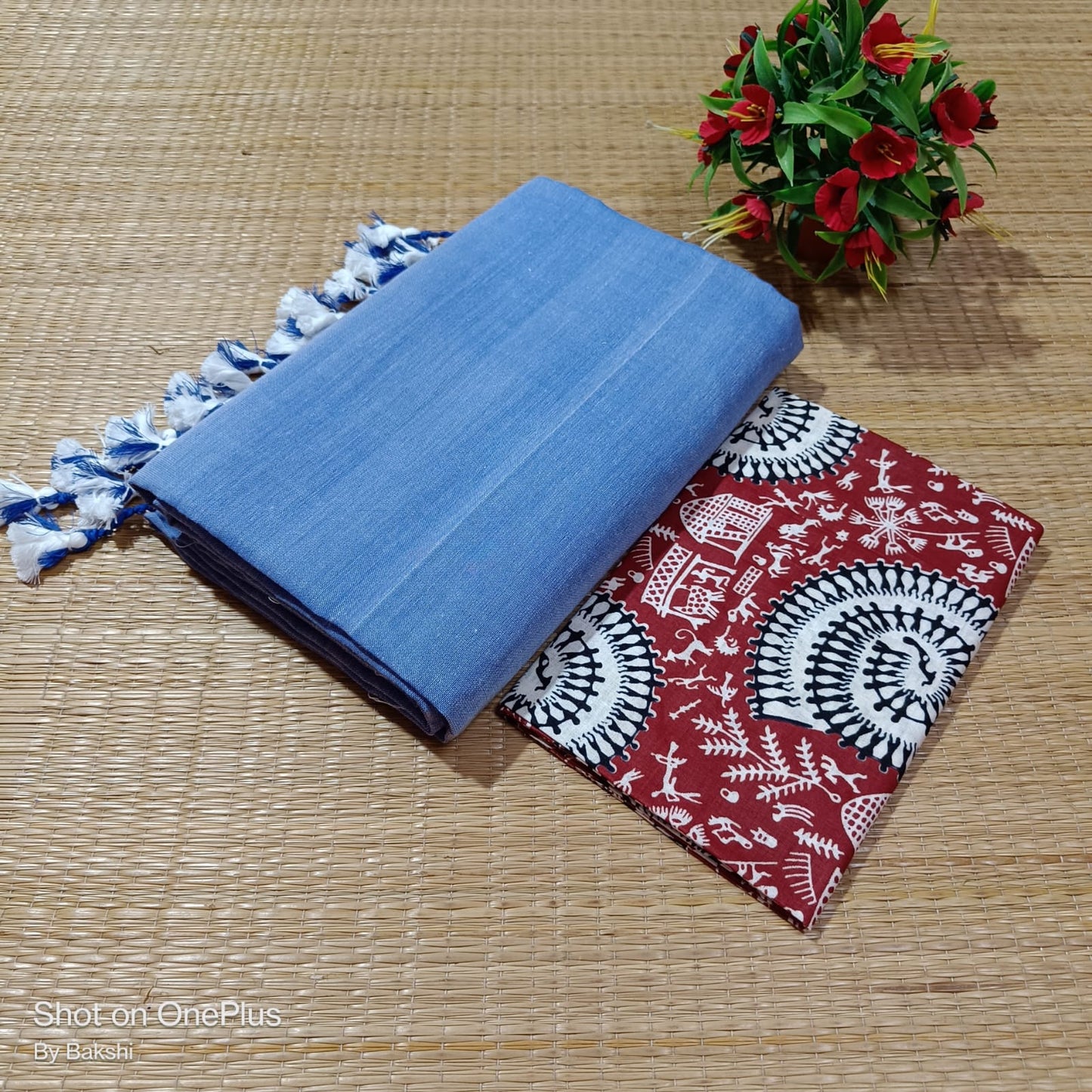 Mullai - Khadi Cotton Saree with blouse