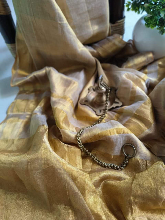 Golden glow - Handloom Saree
