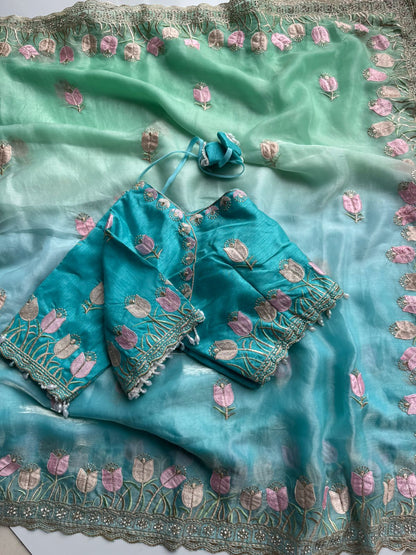 Vanna - Fendy Silk | Stitched Blouse