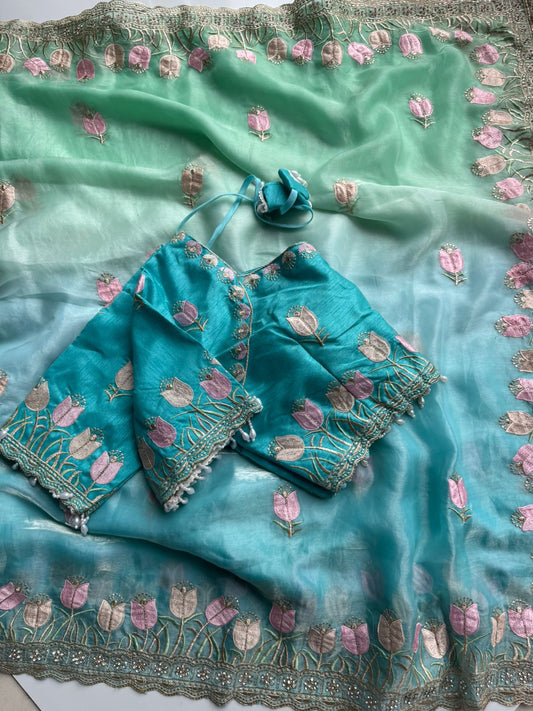 Vanna - Fendy Silk | Stitched Blouse