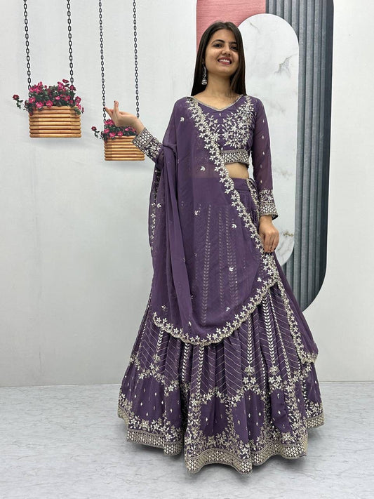 Lilac - Lehenga Choli