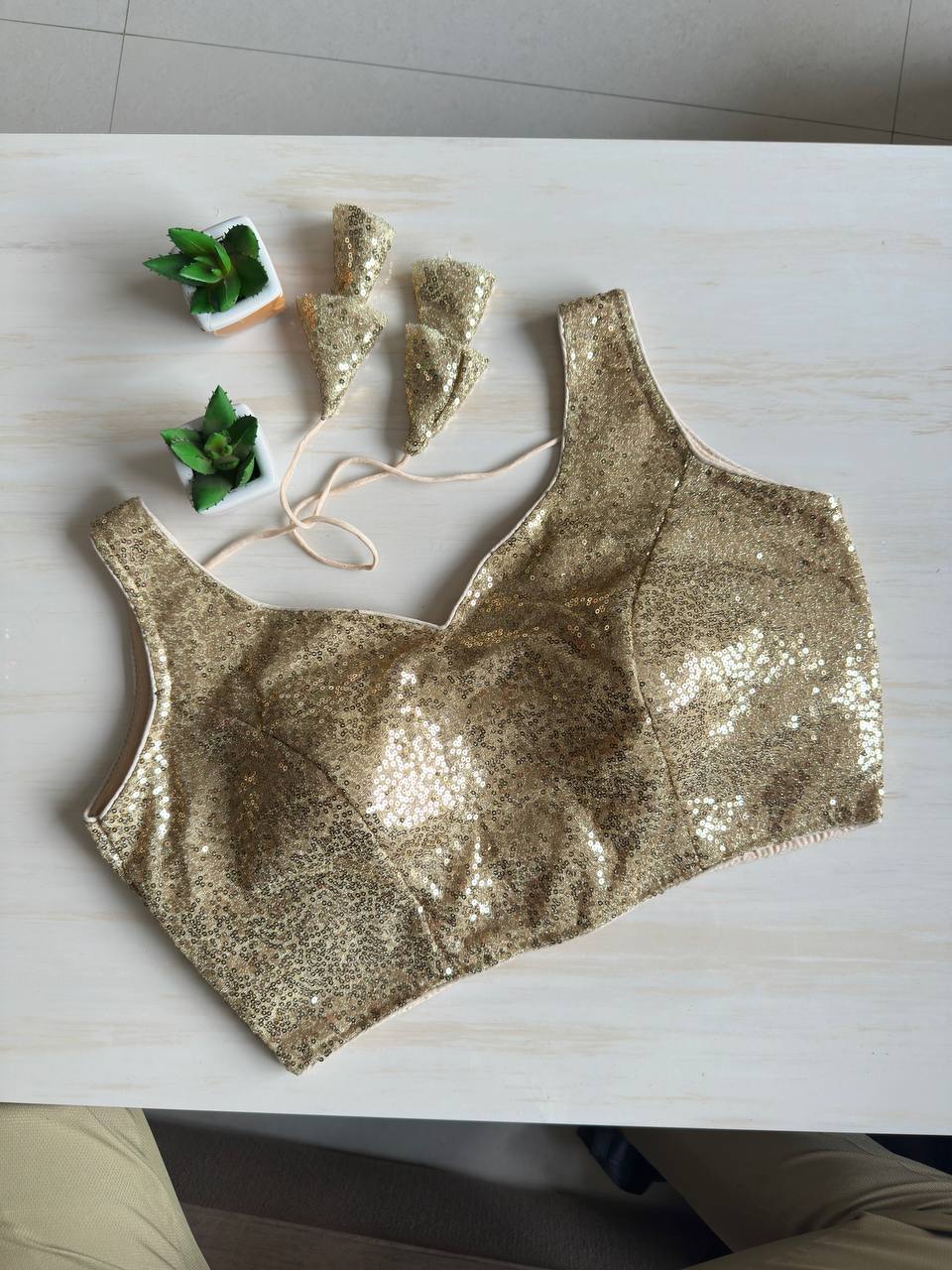 Imported Export Sequence Blouse