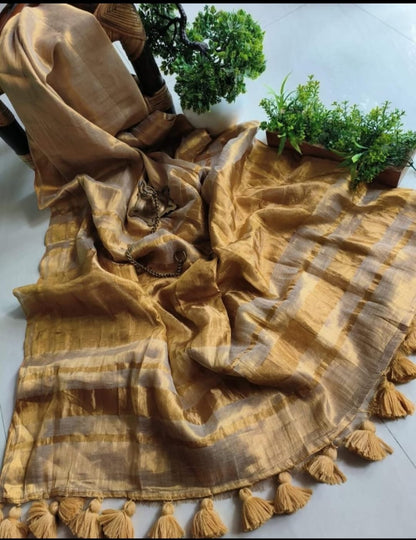 Golden glow - Handloom Saree