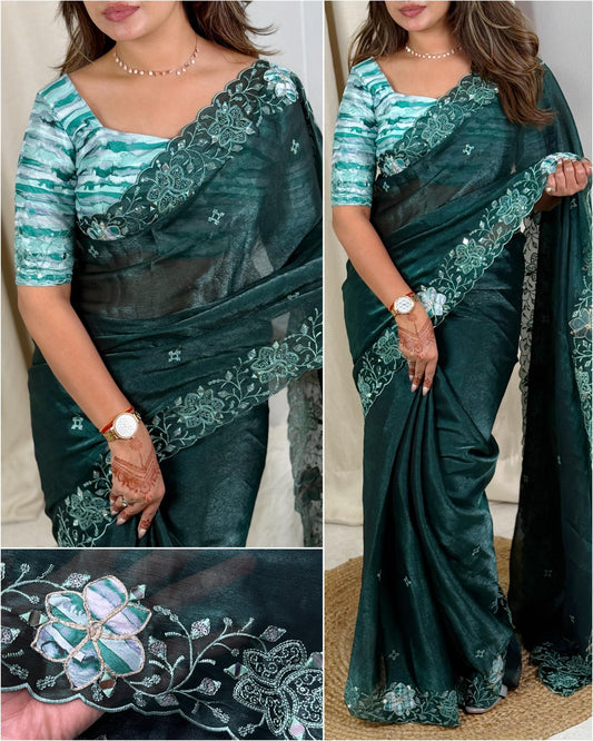Ivaana - Fendy Organza Saree