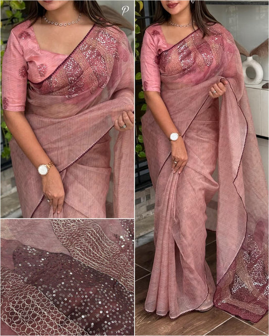 Reema - Tissue Organza Saree