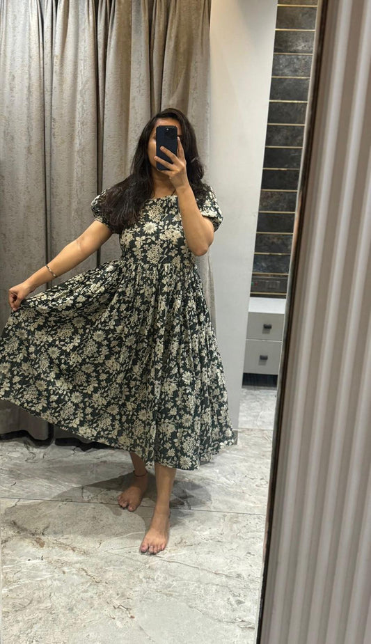 Katha Work Gown