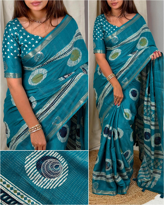 Sushma - Cotton Zari Saree