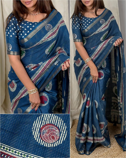 Sushma - Cotton Zari Saree