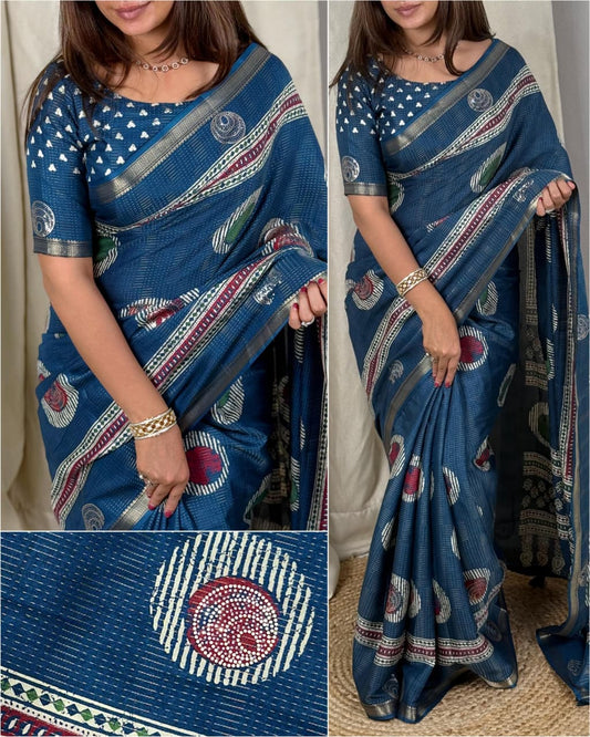 Sushma - Cotton Zari Saree