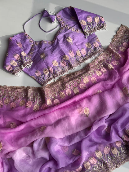 Vanna - Fendy Silk | Stitched Blouse