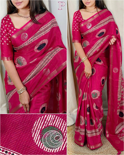 Sushma - Cotton Zari Saree