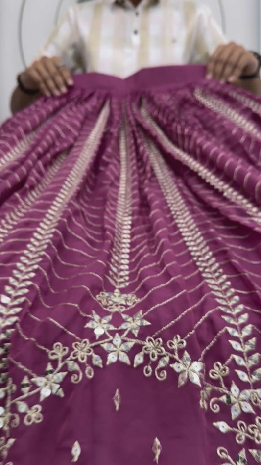 Lilac - Lehenga Choli