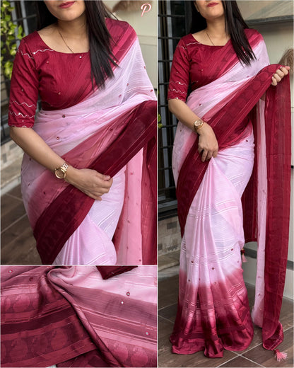 Hanaya - Georgette Saree