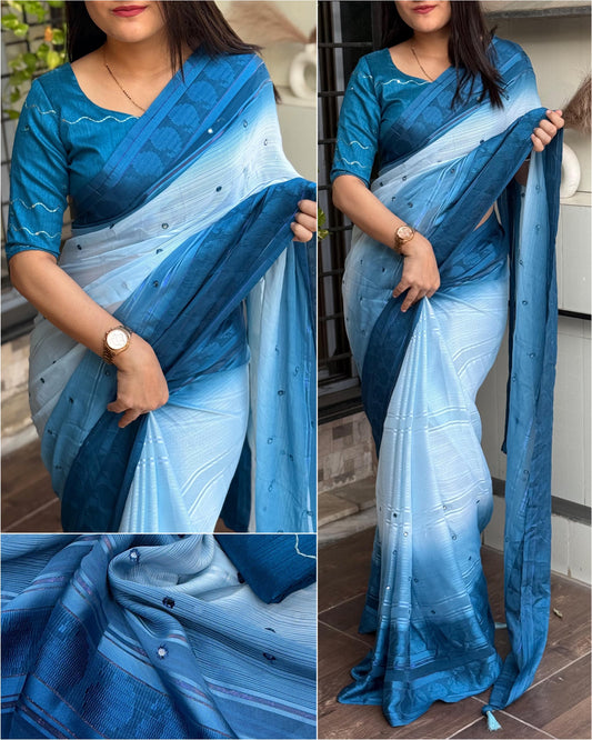 Hanaya - Georgette Saree