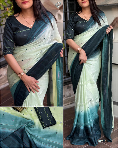 Hanaya - Georgette Saree
