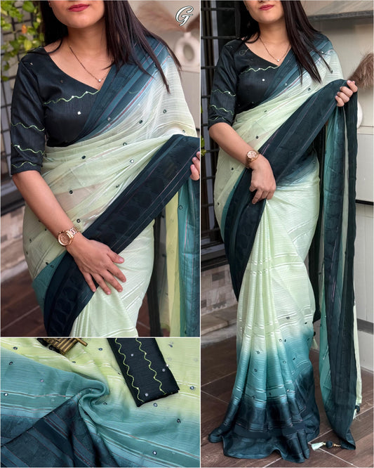 Hanaya - Georgette Saree