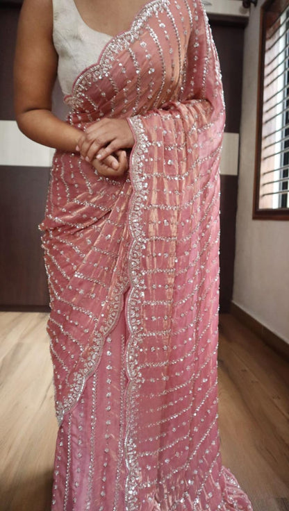 Amira - Luxurious Space Silk Saree