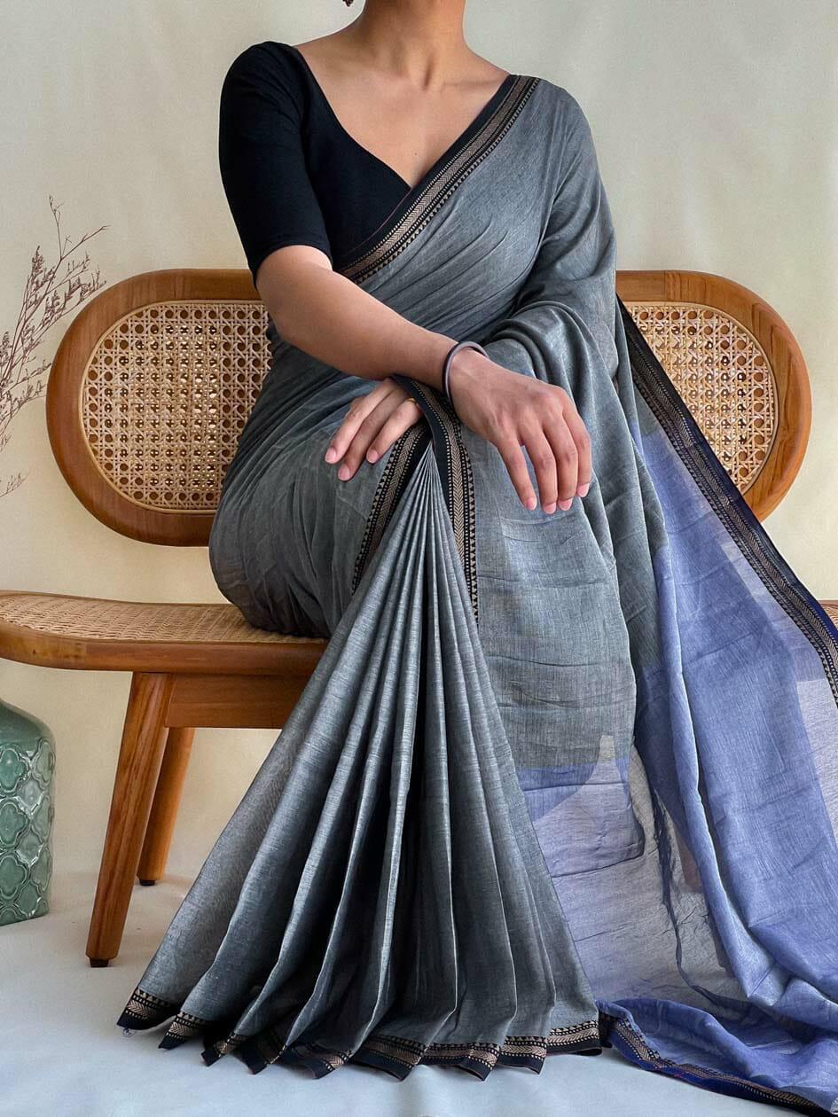 Everyday Grace - Khadi Cotton Handloom Saree