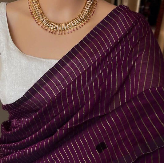 Star Sitara - Khadi Cotton Handloom Saree