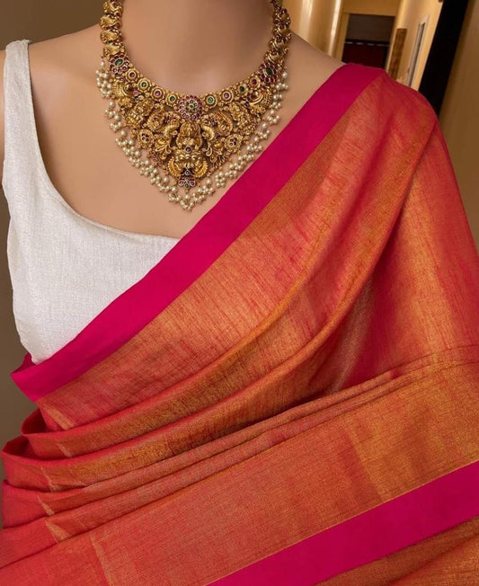 Mira - Tissue Khadi Handloom Saree